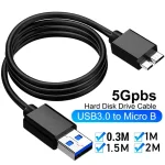 USB 3 Type A to Micro B Hard Drive External (New)