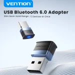 USB Bluetooth 6 Adapter Laptop Desktop PC: Long Range (New)