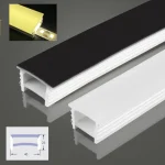 Recessed White Silicone Tube LED Neon Light Flexible Rope Channel Diffuser WS2811 WS2812B (New)