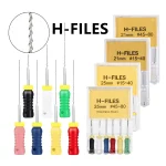 6  box Dental H Files Hand Use 21mm 25mm File Endodontic Stainless Steel Reamer Endodontic (New)