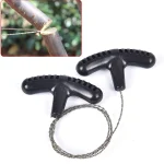 Manual Hand Steel Travel Tools Outdoor Camping Hiking Rope Chain Saw Practical Portable (New)