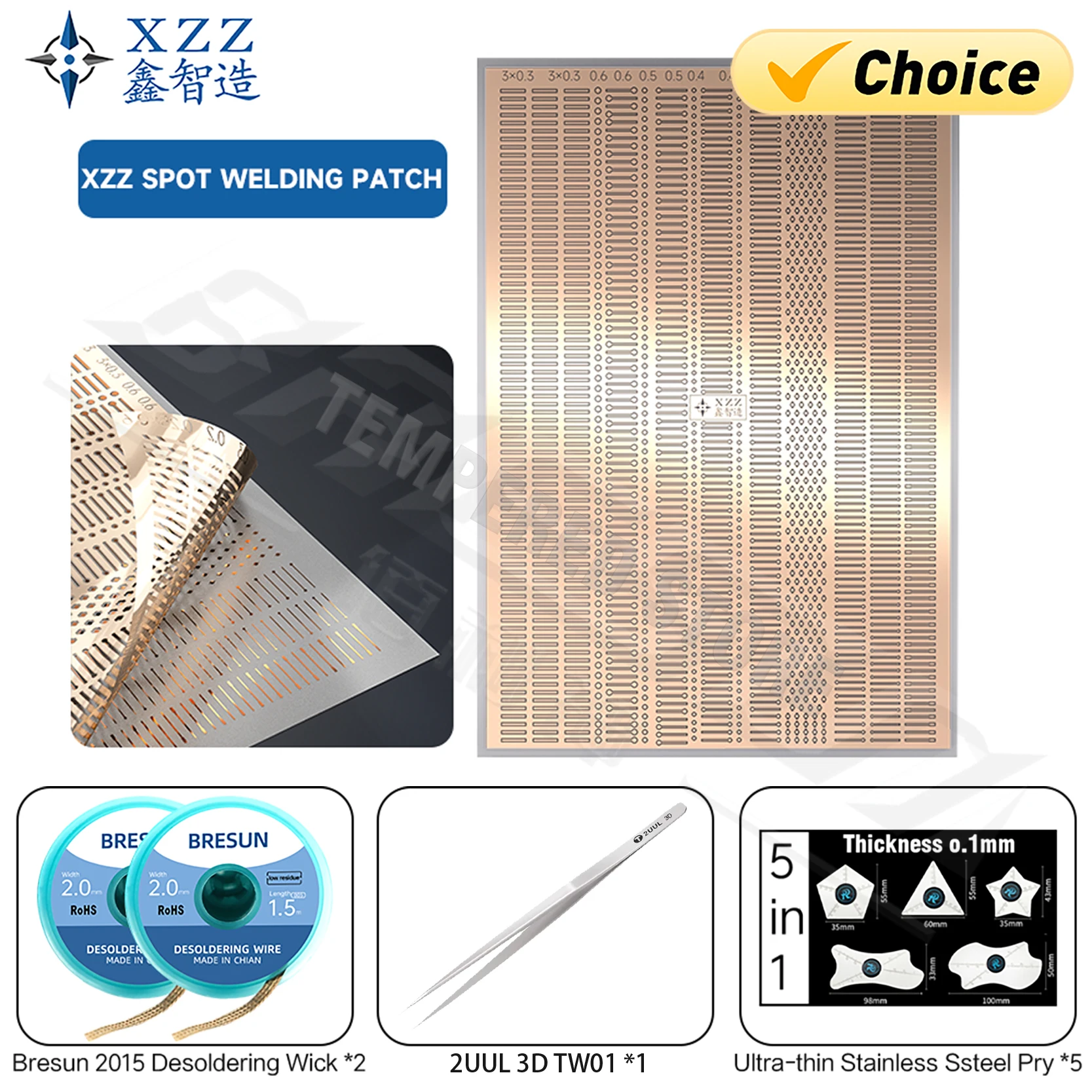 Sb2ab7c4e605f46c28d0a318239ea6b82j XZZ Spot Welding Patch Repair tools kit Mobile Phone Motherboard (New) - Image 1