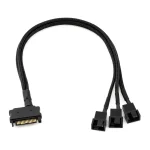 SATA to 3 Pin   4 Pin Fan Adapter 15 Pin SATA to (New)