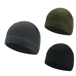 1 Warm Winter Skull Cap Soft Polar Fleece Hat Thick Windproof Cap Outdoor (New)