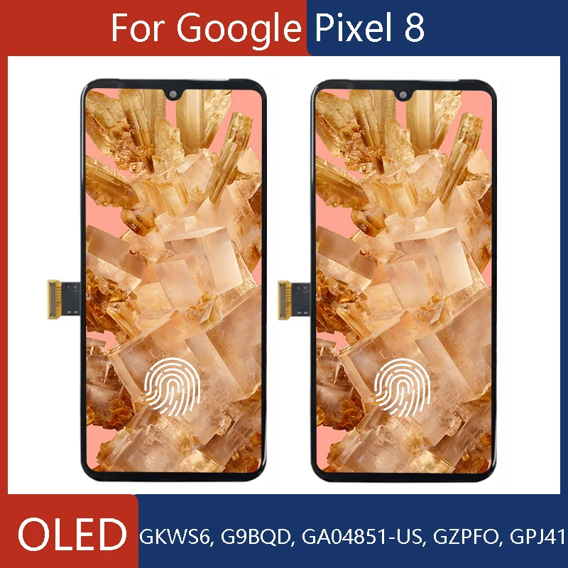 Sb2fe751631b0456ebe3a00f449507a32X OLED Google Pixel 8 LCD Display Screen Touch Panel (New) - Image 1