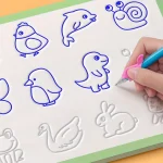 Magic Copybook Childrens Groove Drawing Book Kindergarten 46089 Ages Childrens Drawing Basic Practice (New)