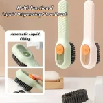 1 Multi function automatic spot shoe brush soft hair hand pressure hanging hole suitable (New)