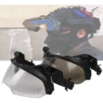 BOOIU Tactical Helmet Goggles Adjustable OP Goggles For FAST Helmet 90 Degree Detachable (New)
