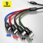 Baseus 3 in 1 USB Cable Type C Cable for Samsung Xiaomi Mi (New)