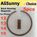 Back Housing Magnetic Wireless Charging Metal Ring iPhone (New)