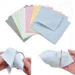 60mm 80mm 100mm Jewelry Polishing Cloth Double Sided Cleaning Cloth for Gold Silver Jewelry (New)