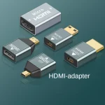 4K 60HZ Mini Micro HDMI Compatible to adapter converter For Laptop Graphics Card Camera (New)