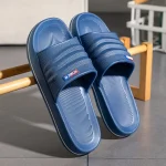 EVA Couple Slippers Slip on Soft Bottom Home Slippers Comfortable Simple Casual Slippers (New)