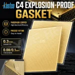 Lanrui C4 Phosphor Copper Explosion-proof Gasket 0.08/0.1mm Anti-deformation Solder Pad (New)