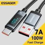 Essager 7A USB Type C Cable 100W USB C Charger (New)
