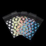 50 Lot Star Plastic Jewelry Package Bag for Earrings Necklace Bracelet Beads Jewelry Organizer (New)