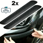 Car Door Anti Scratch Protector Strip Rearview Mirror Anti collision Stickers Universal Rubber Auto (New)
