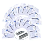 10 Dental Orthodontic Arch Wires Stainless Steel Round Rectangular Type Natural Form Braces (New)