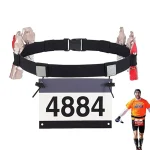 Running Bib Holder Race Belt Runner Bib Strap Race Number Belt for Triathlon (New)