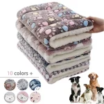 Pet Sleeping Mat Dog Bed Cat Bed Soft Hair Thickened Blanket Pad Fleece (New)