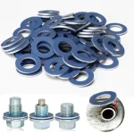 Oil Drain Plug Gaskets Seal Washer Oil Pan Ring Oil Drain Plug Gaskets (New)