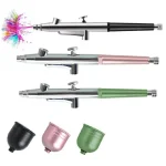 Portable Single Action Airbrush 0.3mm Nozzles Spray Gun Pen for Model (New)