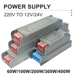 12V 24V Switching Power Supply AC176 264V LED Light Driver Power Adapter 60W 100W (New)
