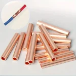 100 Copper Ring Terminal Wire Crimp Connectors Bare Cable Battery Terminals Soldered Connectors (New)