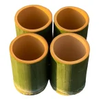 Bamboo tube milk tea cup, ice cream cup, fresh bamboo cup, large diameter (New)