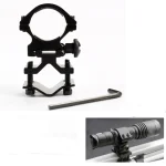 Universal Metal Rail Clip 25mm Ring 20mm Rail Gun Mount Tactical Flashlight Laser (New)