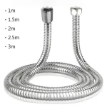 Flexible stainless steel water pipe shower head pipe   Waterproof bathroom piping (New)
