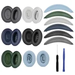 1set Replacement Ear Cushions Headband BOSE QC45 QC35 QuietComfort (New)