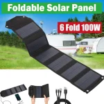 4 Fold   5 Fold   6 Fold Foldable Solar Panel 5V USB Waterproof Portable Charger (New)