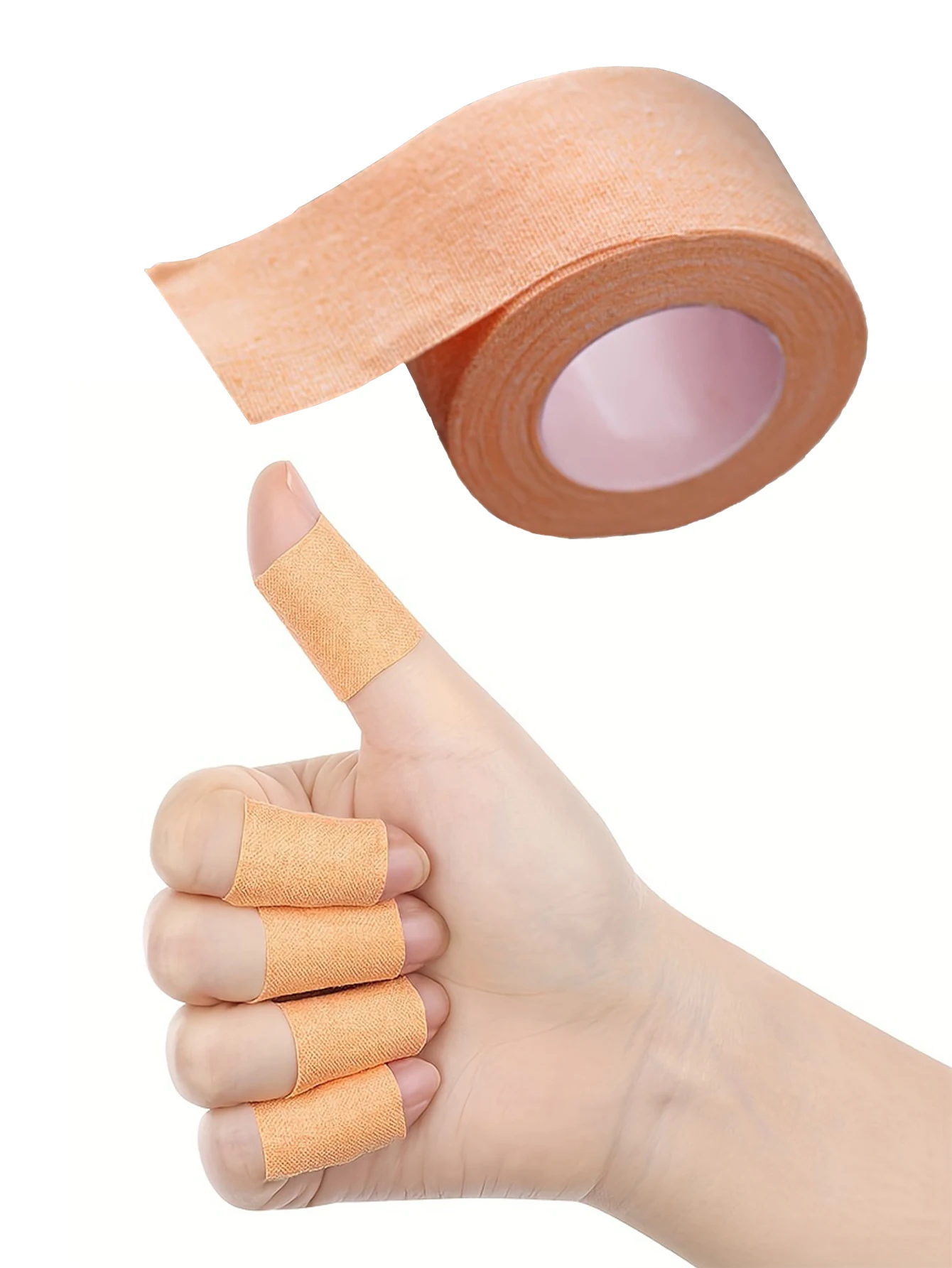 Sb7235ddab66f48e4aa17f9436990e9147 Sports Self Adherent Cohesive Bandage Elastic Support Knees Fingers Ankles Palms Shoulders Skin (New) - Image 1