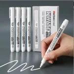 1  White Marker Pens Paint Oily Waterproof 1mm Tattoo Skin Markers Scribe (New)