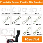 10set Front Camera Proximity Sensor Plastic Bracket Holder Clip For iphone 5 5s (New)