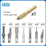 Sharp Metal Scalpel Blade Set Mobile Phone Glass Back (New)