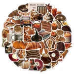 53 Autumn Ins Style Fun Simple Creative Graffiti Stickers DIY Luggage Skateboard Phone (New)