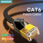SAMZHE Cat6 Ethernet Cable Cat 6 10Gbps Network Flat Lan (New)
