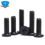 M2.5 Screw M2 M2.5 M3 M4 Black Carbon Steel CM Cross Recesse (New)