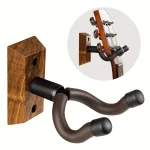 1 Guitar Wall Mount, Guitar Hanger with Rotating Hooks, Suitable for All Sizes (New)