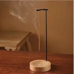 Creative Upside Down Incense Burner Incense Stick Holder Wooden Anti Ash Design Incense stick (New)