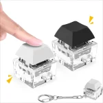 Keyboard Fidget Toys, Keyboard Fidget Keychain Decompression Toys Keyjcap Clicker Fidget Toy Stress (New)