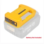 Power Tool Accessories Adapter For Dewalt 18V 20V Li ion Battery Type C USB Charge (New)