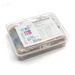 300 600 1 4w Metal Film Resistor 30 Values Resistance Kit 10R 1M 0.25W 0.01 Resistors (New)