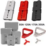 Battery 50A Connector 2PCS 50A 120A 175A 350A Plug Battery Connect Disconnect Connector (New)