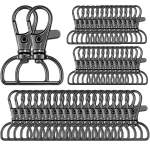 18566 Piece Key Chain Clip Set: D Ring Clips for Keychain Making, Lanyard Crafting, (New)
