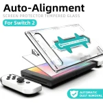 Auto-Alignment Screen Protector Nintendo Switch 2 OLED Accessories, HD (New)