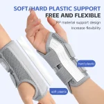 Finger Joint Pain Tendon Sheath Adjustable Dual Strap Wrist Guard with Thin Design (New)