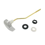 Toilet Tank Flush Lever Replacement Side Front Mount Toilet Lever Handle Angle For (New)